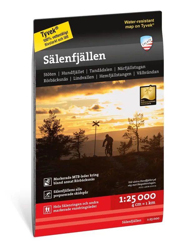 Sälenfjällen wandelkaart 1:25.000 Exclusieve Aanbieding