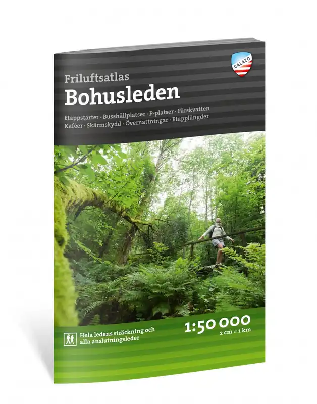 Bohusleden Outdoor Friluftsatlas wandelatlas 1:50.000 Exclusieve Aanbieding