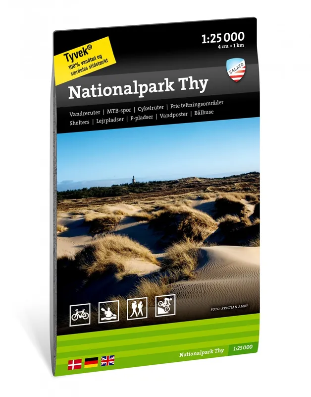 Dagaanbieding CAL-141 Thy Nationaal Park wandelkaart 1:25.000