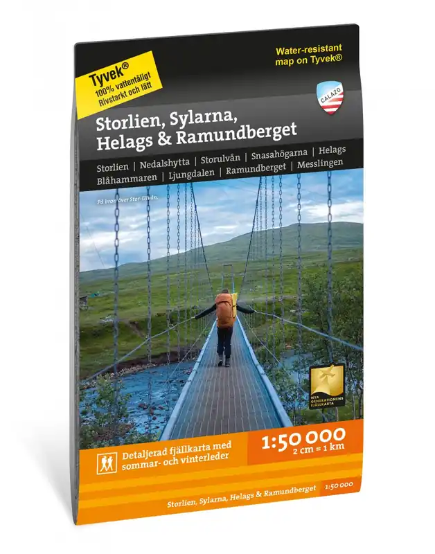 Beperkt Aanbod CAL-063 Storlien Sylarna Helags Ramundberget wandelkaart 1:50.000
