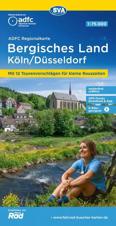 Bergisches Land | fietskaart 1:75.000 Laatste Versie