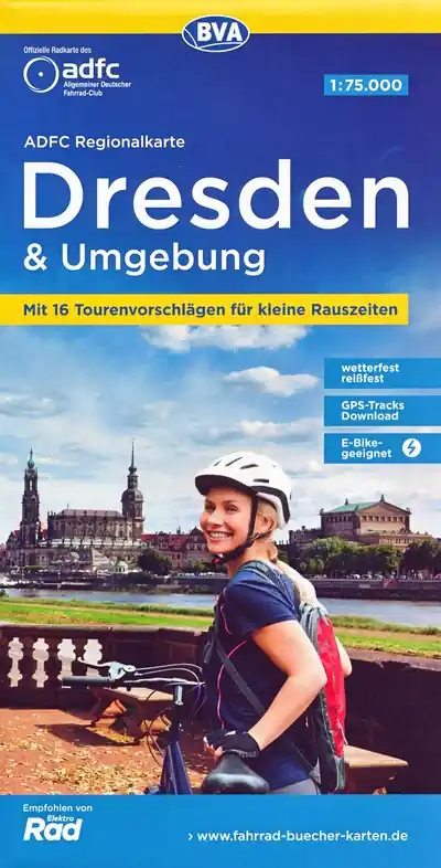Veilige Betaling Dresden & omgeving | fietskaart 1:75.000