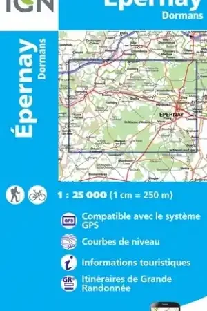 Aanbieding SB-2713 Epernay/Dormans | wandelkaart 1:25.000