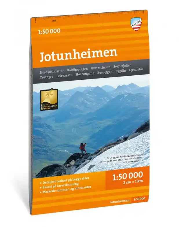 CAL-081 Jotunheimen wandelkaart 1:50.000 Beperkte Voorraad