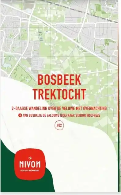 Bosbeek Trektocht | Nivon wandelkaart/wandelgids Speciale Aanbieding