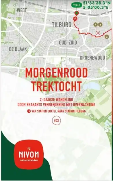 Finale Uitverkoop Morgenrood Trektocht | Nivon wandelkaart/wandelgids