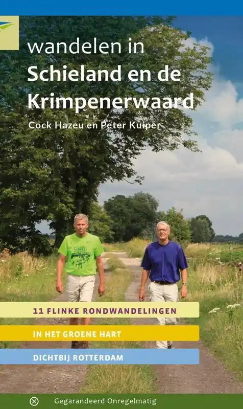 Rechtstreeks Van De Fabrikant wandelgids Wandelen in Schieland en de Krimpenerwaard