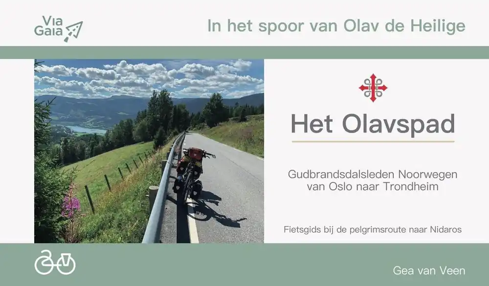 Express Levering fietsgids Het Olavspad: Van Oslo naar Trondheim