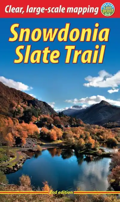 wandelgids Snowdonia Slate Trail, kaartenatlasje Premium