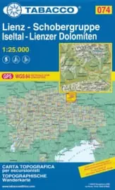 TAB-074 Schobergruppe, Iseltal, Lienzer Dolomiten wandelkaart 1:25.000 Seizoensaanbieding