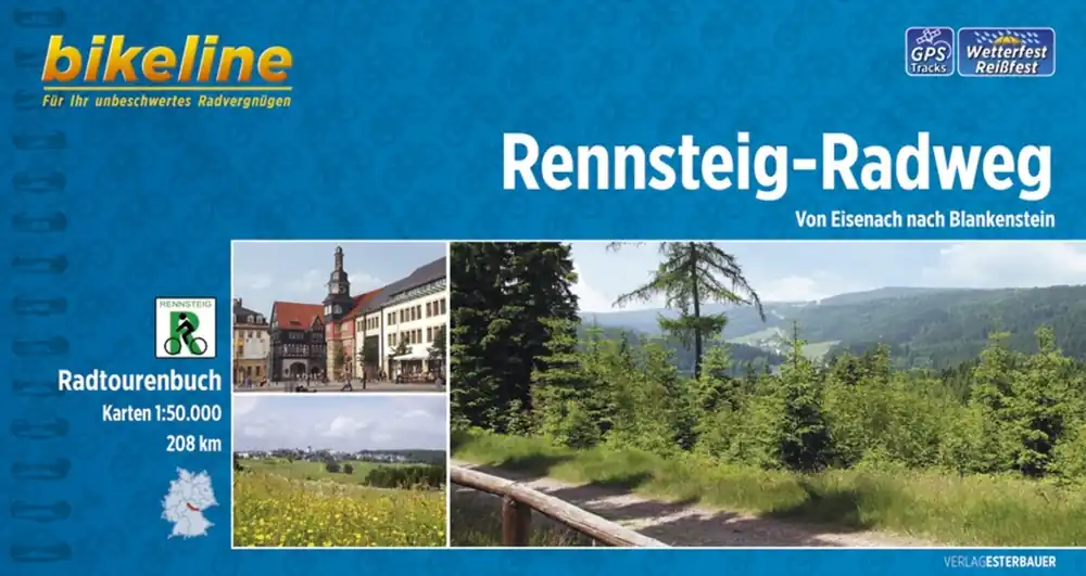 Bikeline Radführer Rennsteig Betaalbaar