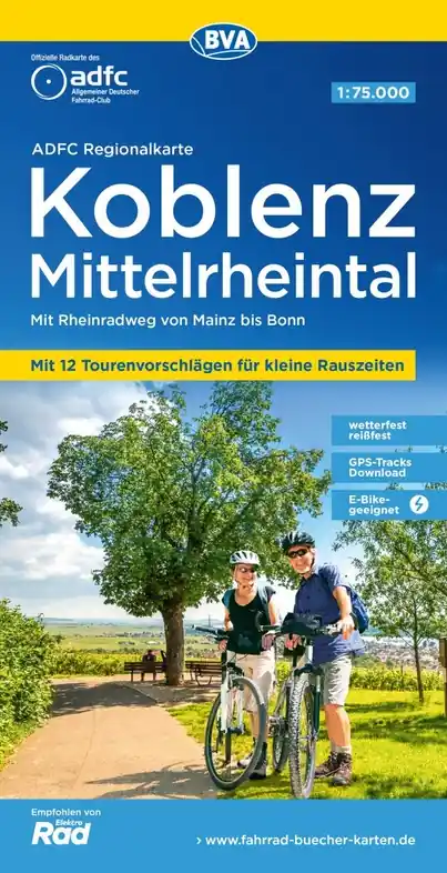 Laatste Kans Mittelrheintal | fietskaart 1:75.000