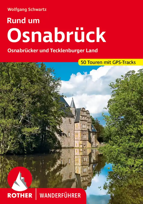 Bestseller wandelgids Rund um Osnabrück Rother Wanderführer