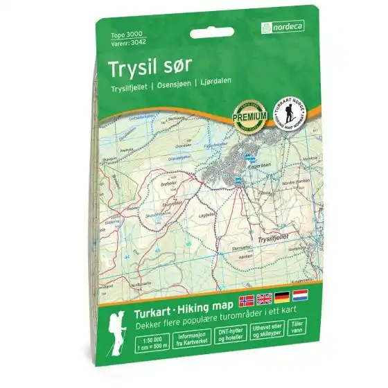 Exclusieve Aanbieding NO-3042 Trysil sør | topografische wandelkaart 1:50.000