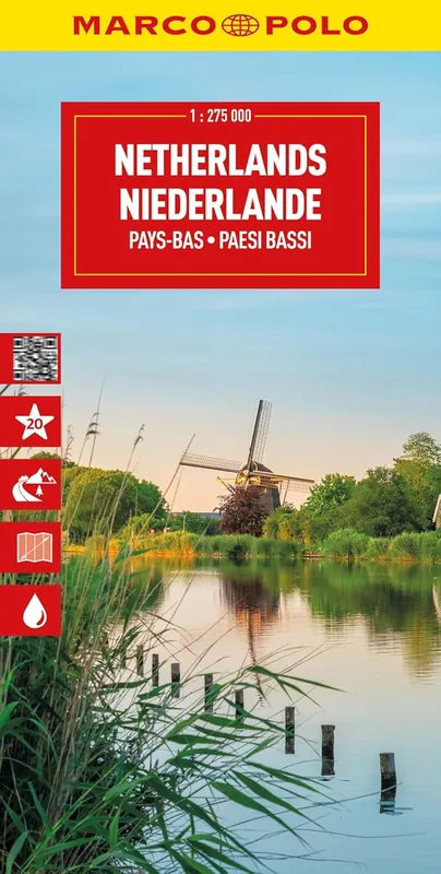 wegenkaart Nederland 1:275.000 Goedkoop