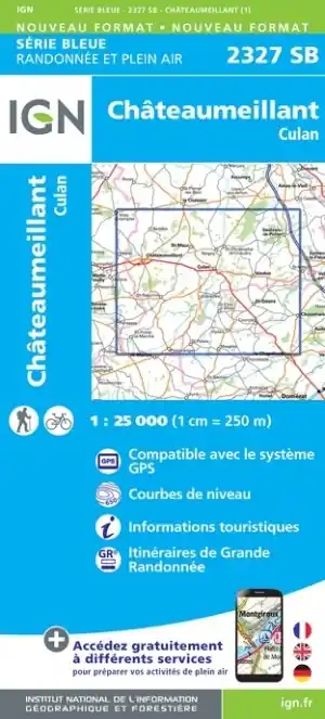 SB-2327 Châteaumeillant/Culan | wandelkaart 1:25.000 Beperkt Aanbod