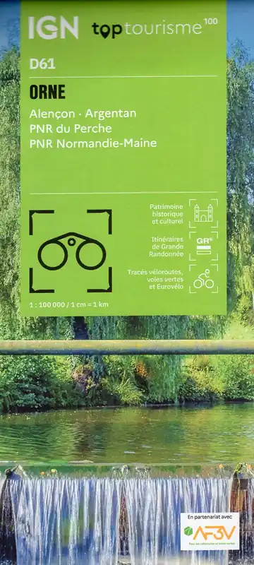 Hete Deal TCD-61 Orne | overzichtskaart / fietskaart 1:100.000