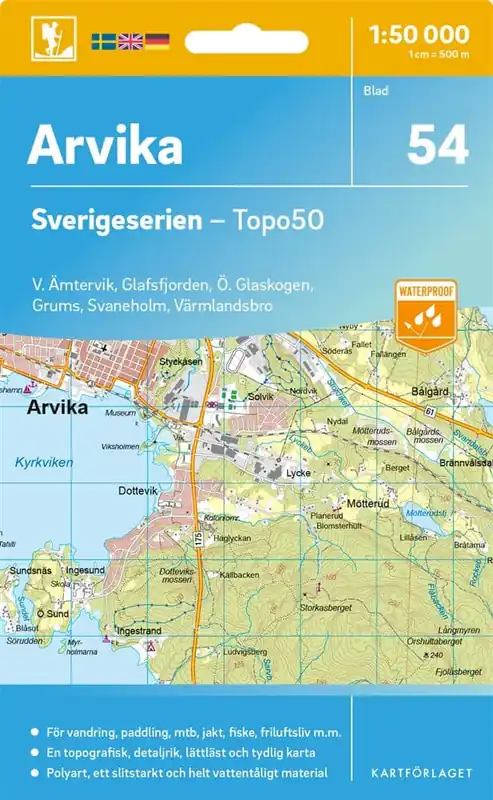 T50.054 Arvika 1:50.000 Seizoensaanbieding