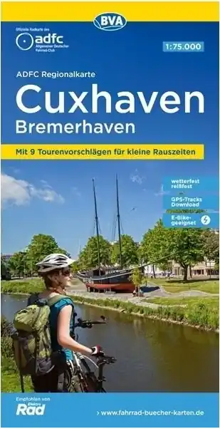 Shop Nu Cuxhaven, Bremerhaven fietskaart 1:75.000