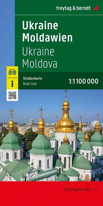 Merkproduct Oekraïne - Moldavië | autokaart, wegenkaart 1:1.100.000