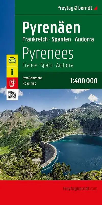 Speciale Aanbieding Pyreneeën | autokaart, wegenkaart 1:400.000