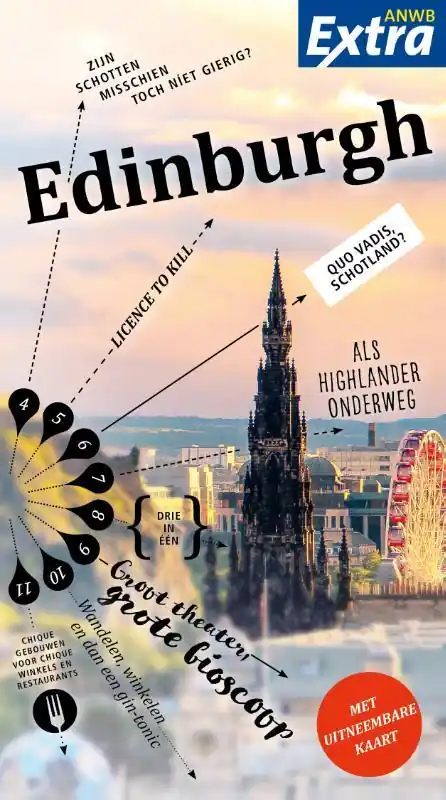 Nieuw ANWB Extra reisgids Edinburgh