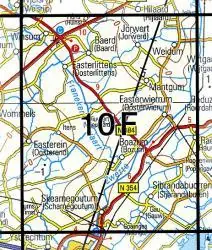 Premium 10F Mantgum topografische wandelkaart 1:25.000