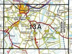 Laatste Kans 13A Winschoten topografische wandelkaart 1:25.000