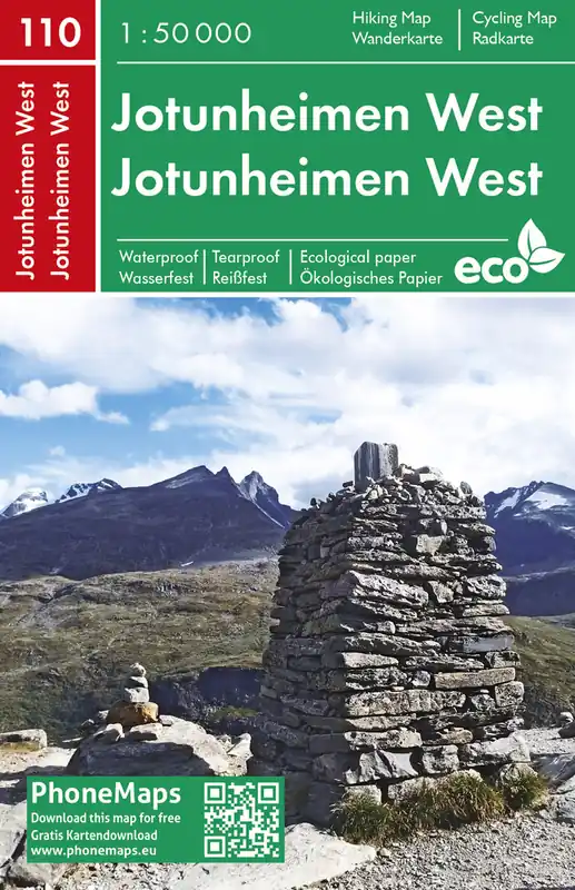 FB-110 Jotunheimen West 1:50.000 Direct Beschikbaar