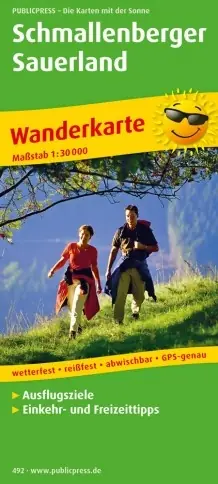 Hoge Kwaliteit Schmallenberg Sauerland | wandelkaart 1:30.000