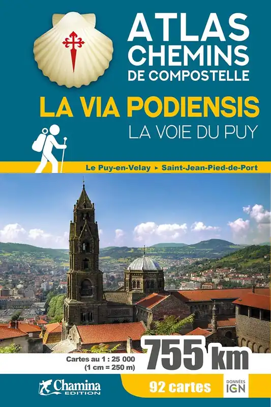 Gratis Retour Via podiensis - la voie du Puy atlas chemin Compostelle