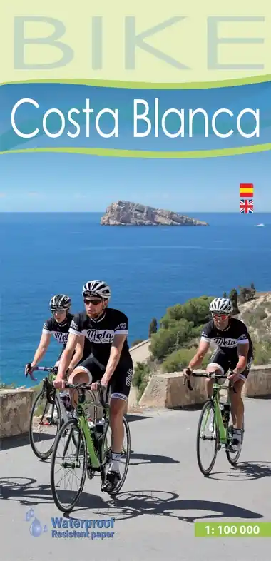Seizoensaanbieding fietskaart Costa Blanca 1:100.000
