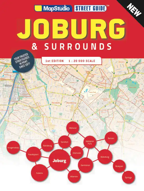 Hete Deal Street Atlas Johannesburg & surrounds (1:20.000)