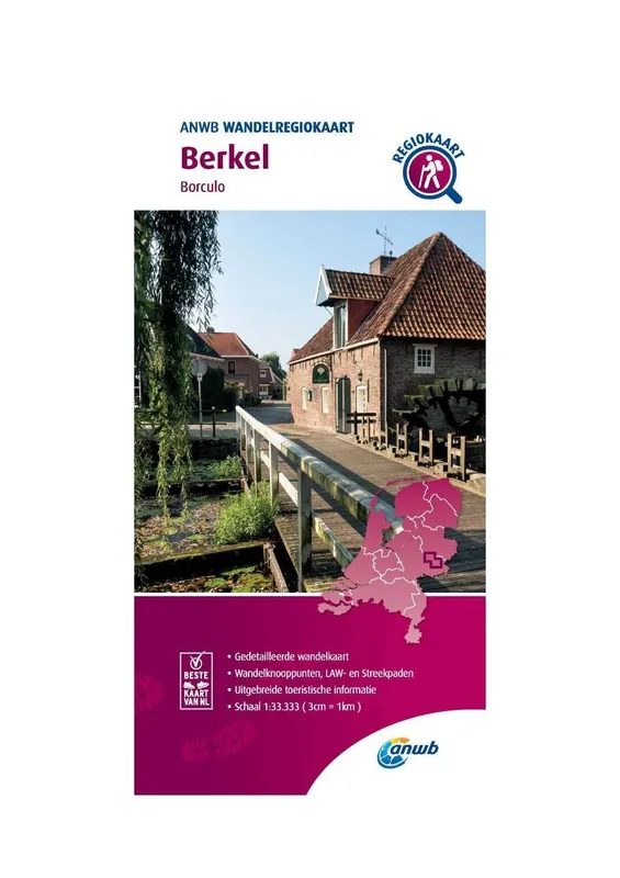 Op = Op WRK-15 Berkel | ANWB wandelkaart 1:33.333