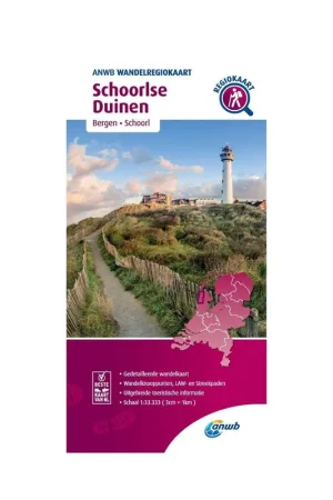 WRK-22 Schoorlse Duinen | ANWB wandelkaart 1:33.333 Beperkte Voorraad