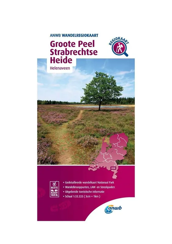 WRK-35 Groote Peel en Strabrechtse Heide | ANWB wandelkaart 1:33.333 Laatste Kans