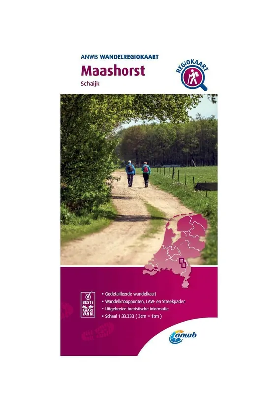 Alleen Vandaag WRK-36 Maashorst | ANWB wandelkaart 1:33.333