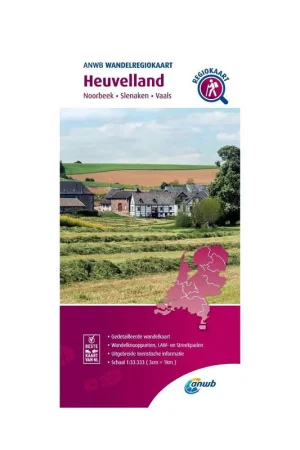 WRK-40 Heuvelland | ANWB wandelkaart 1:33.333 Snelle Levering