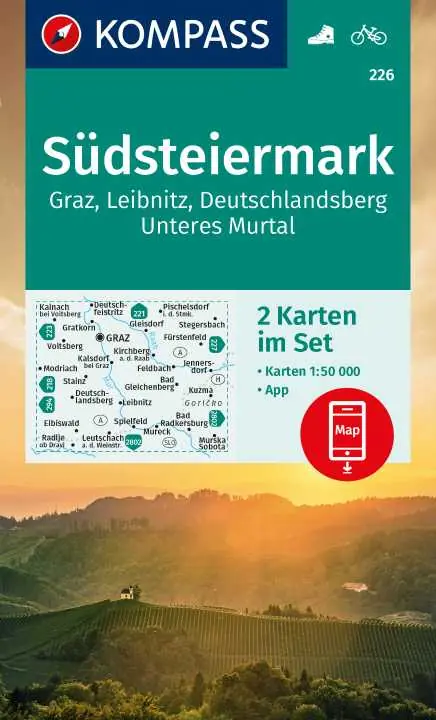 Nu Kopen Kompass wandelkaart KP-226 Südsteiermark