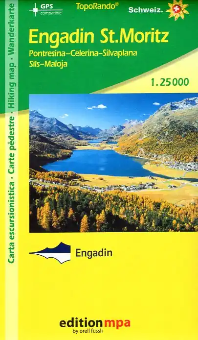 Op = Op Engadin, St.Moritz | wandelkaart MPA 1:25.000
