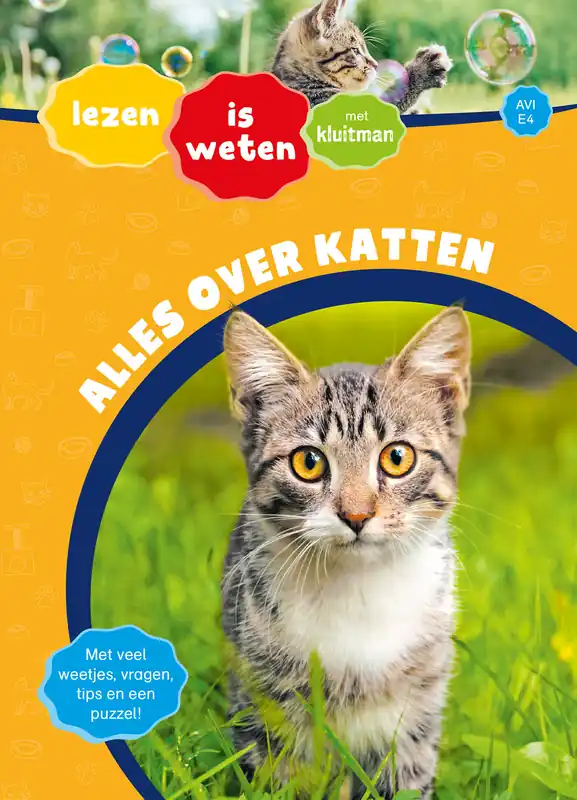 Lezen is weten met Kluitman - Alles over katten Direct Verzonden