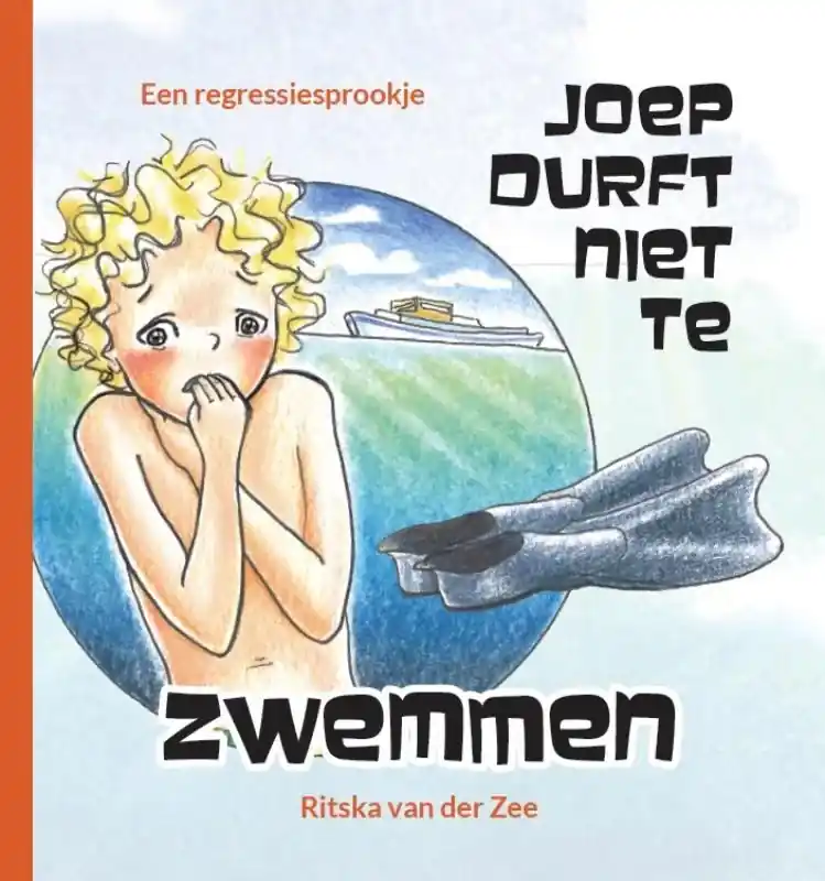 Joep durft niet te zwemmen Op = Op