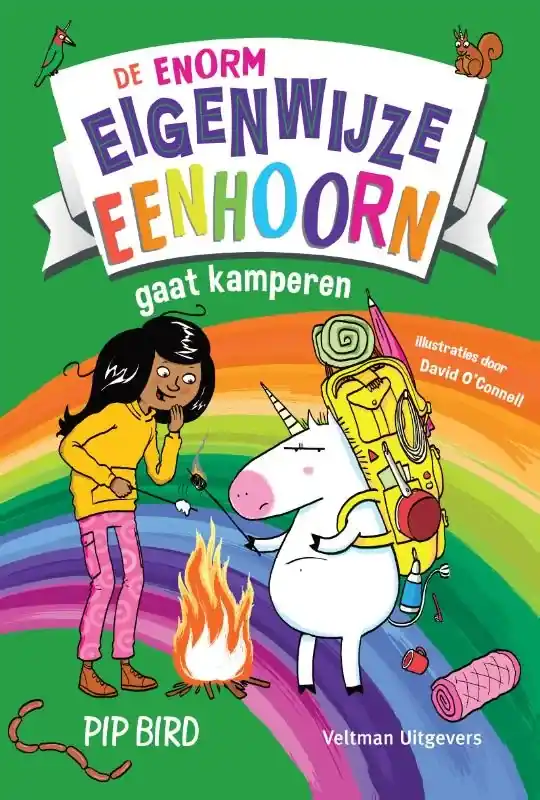 De enorm eigenwijze eenhoorn gaat kamperen Aanbieding