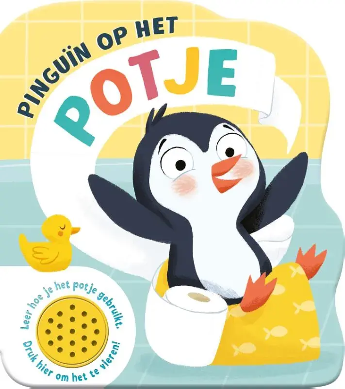 Geluidboek Kleine Pinguïn op het potje Actieprijs