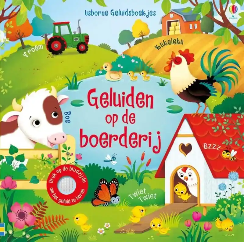 Usborne Geluidsboekjes. Geluiden op de boerderij / druk 1 Direct Verzonden