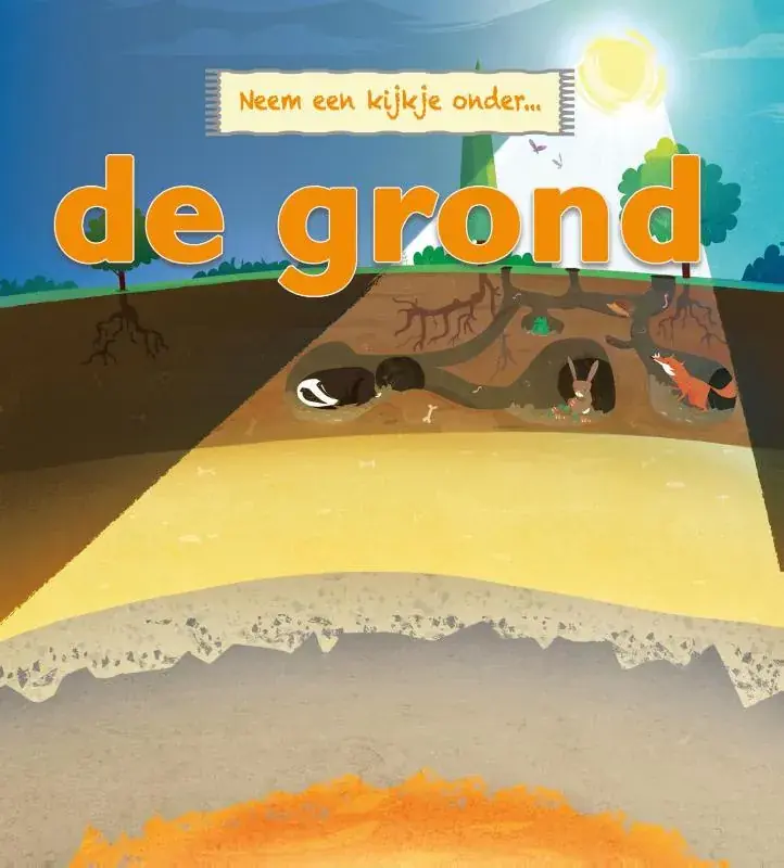 Neem een kijkje onder de grond Op = Op