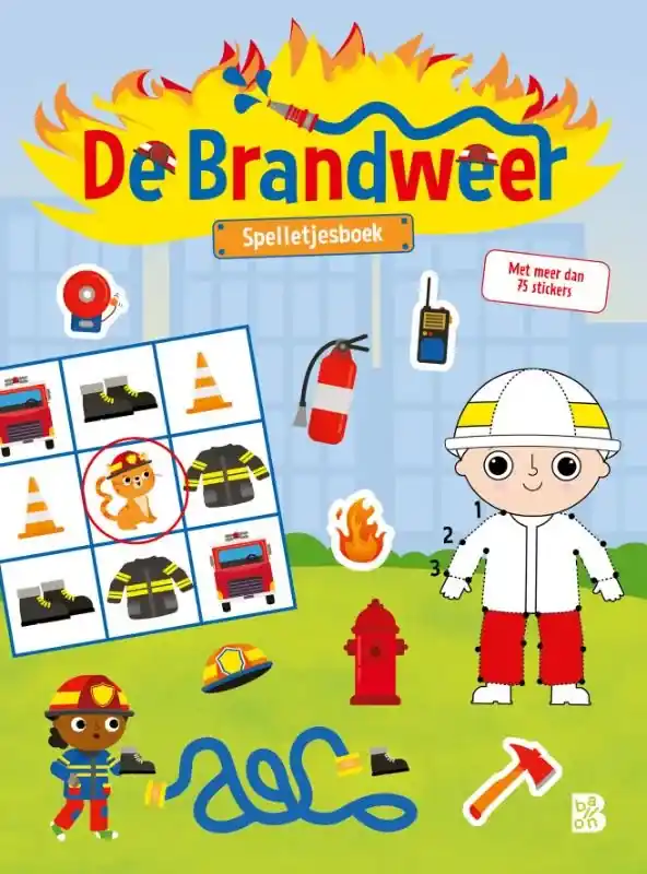 De brandweer spelletjesboek Speciale Aanbieding