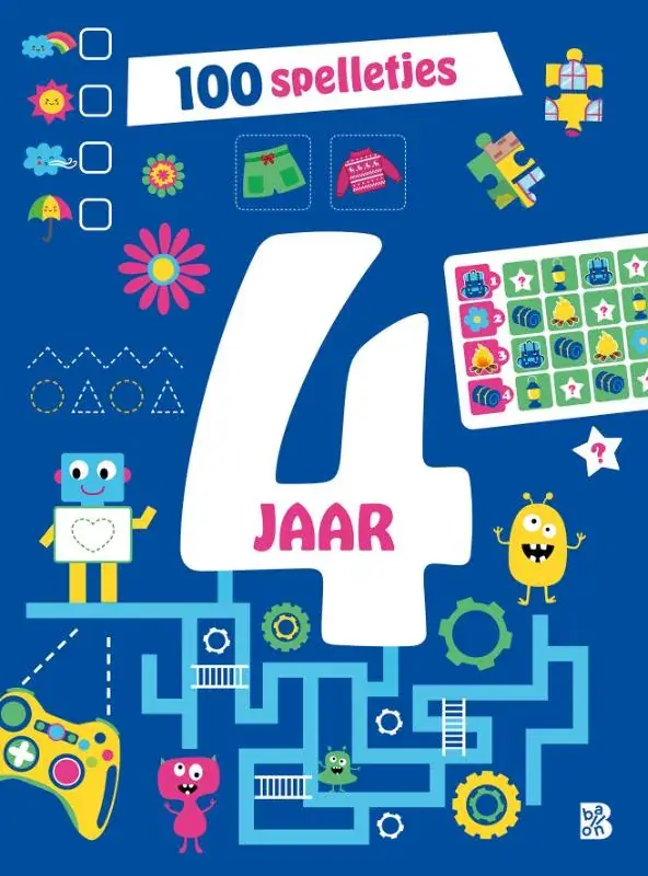 100 spelletjes voor 4-jarigen Direct Beschikbaar