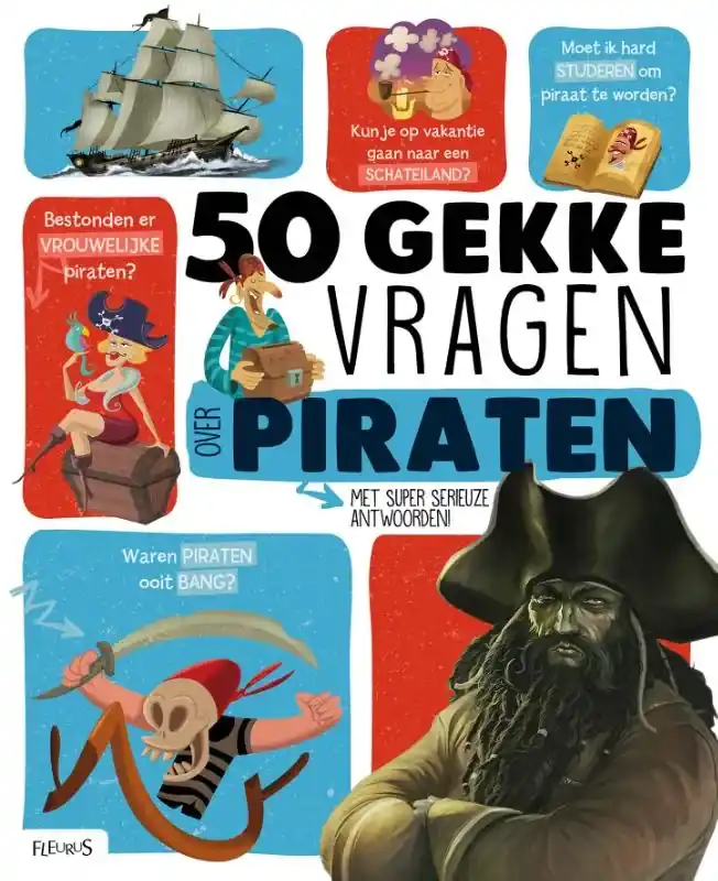 Snelle Levering 50 gekke vragen over piraten
