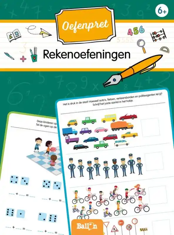 Rekenoefeningen 6+ Direct Verzonden